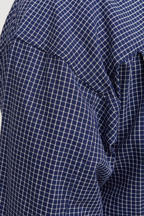 Jack & Jones Austin Loose Fit Check Hemd Ocean Cavern
