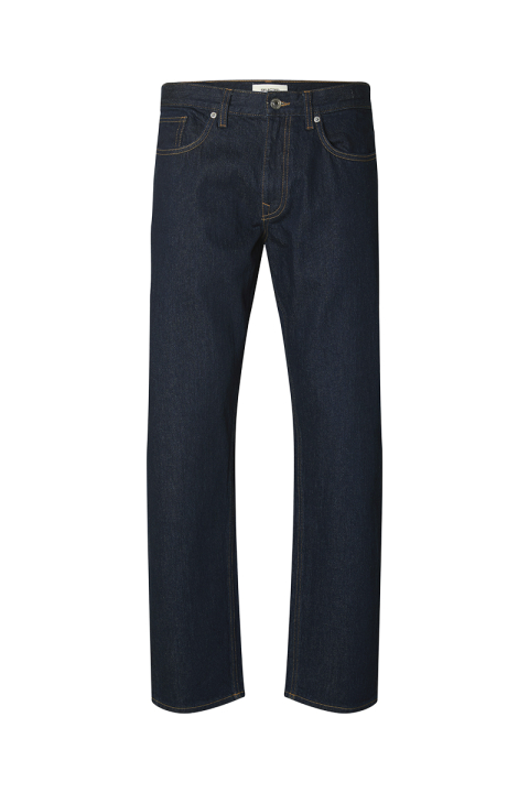 Selected Ben Kori Straight Fit Jeans Dark Blue Denim