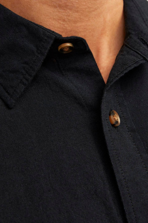 Jack & Jones Summer Hemd LS Black