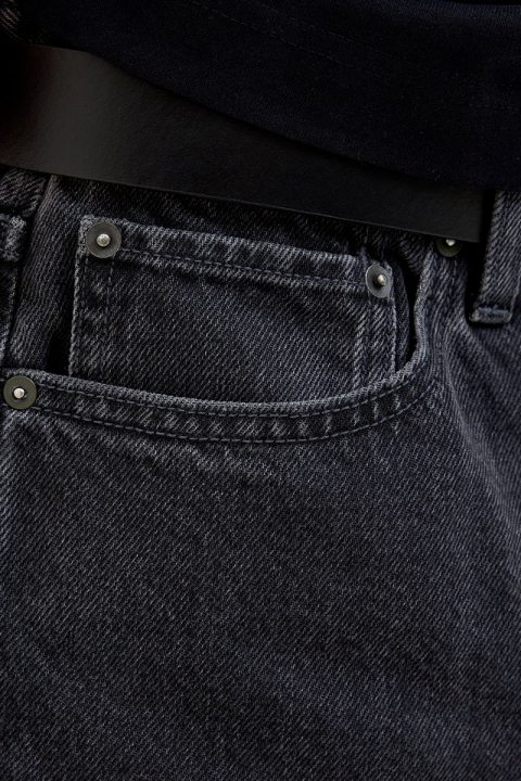 Jack & Jones Alex Baggy Fit Shorts 499 Black Denim