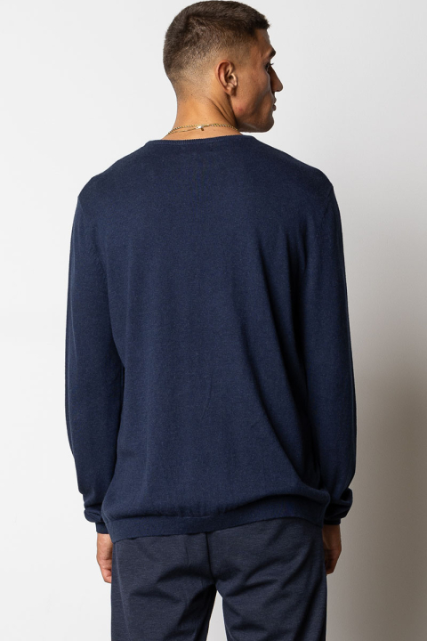 Clean Cut Copenhagen Claude crewneck knit Navy Melange