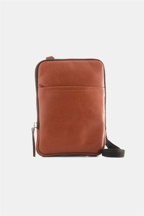 Still Nordic Clean Mini Messenger Bag Cognac