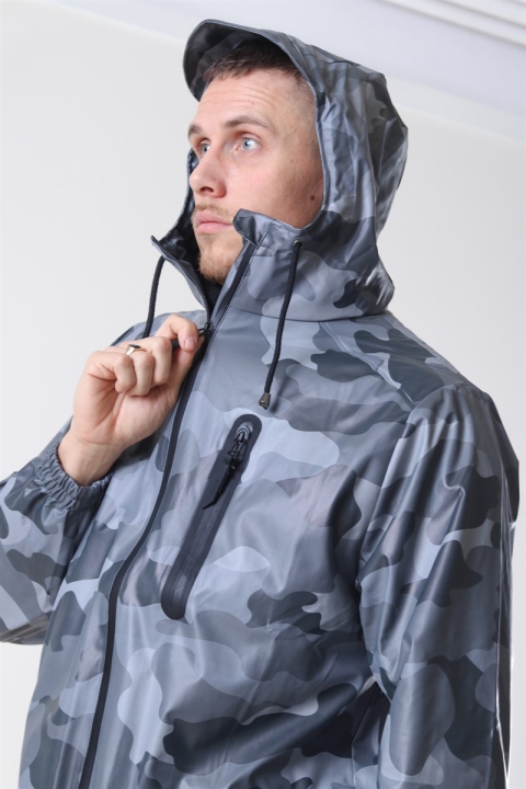 Rains AOP Parka RegnJacke Night Camo