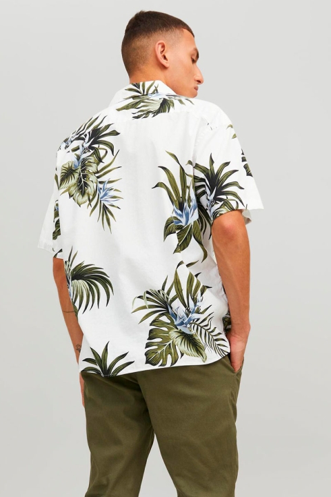 Jack & Jones Tropic Resort Hemd SS Relax  Bright White