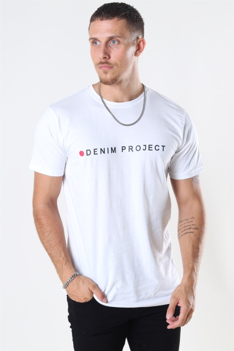 Denim Project Logo Tee White