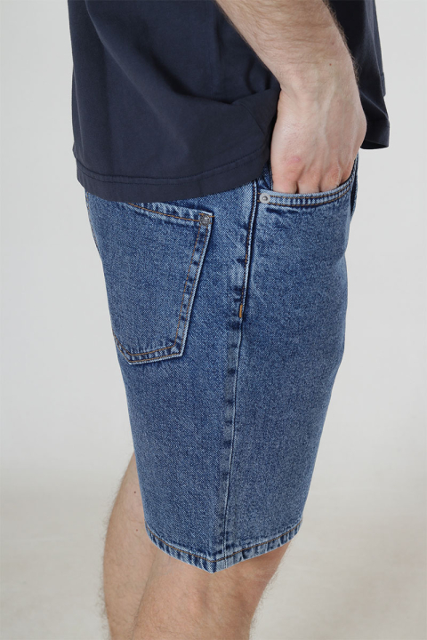 Solid Elmo LT Owen Denim Shorts Middle Blue Denim