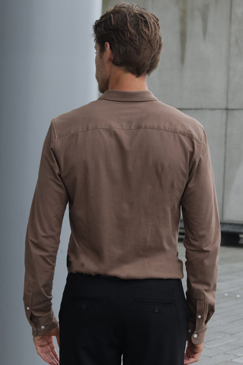 ONLY & SONS Miles LS Stretch Hemd Fossil