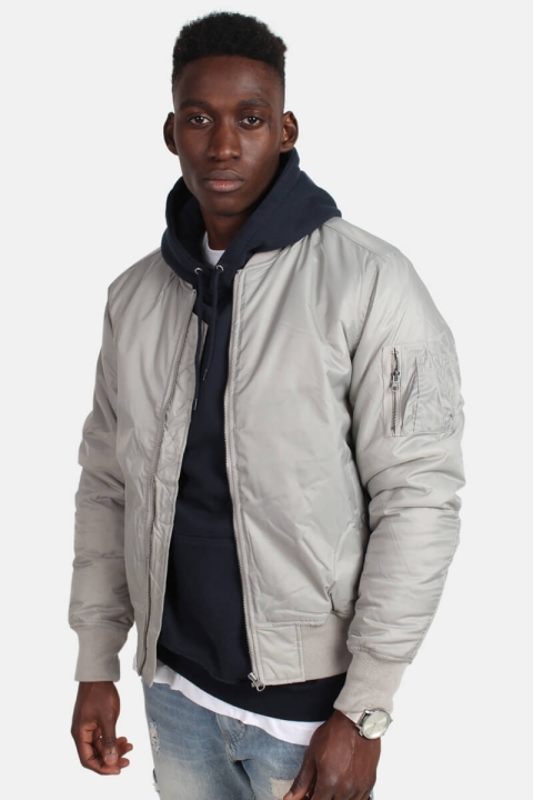 Urban Classics Bomber Jacke H. Grey