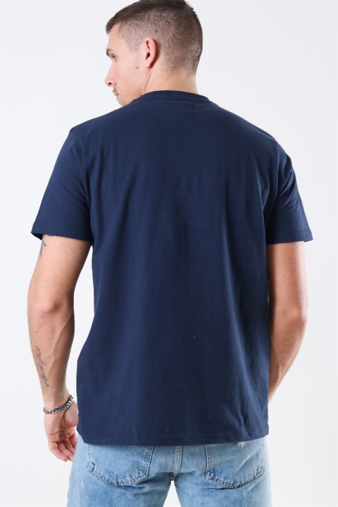 Woodbird Our Jarvis Patch T-Hemd Navy