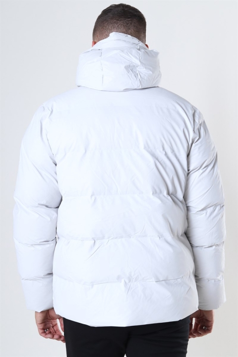 Rains Puffer Jacke Off White