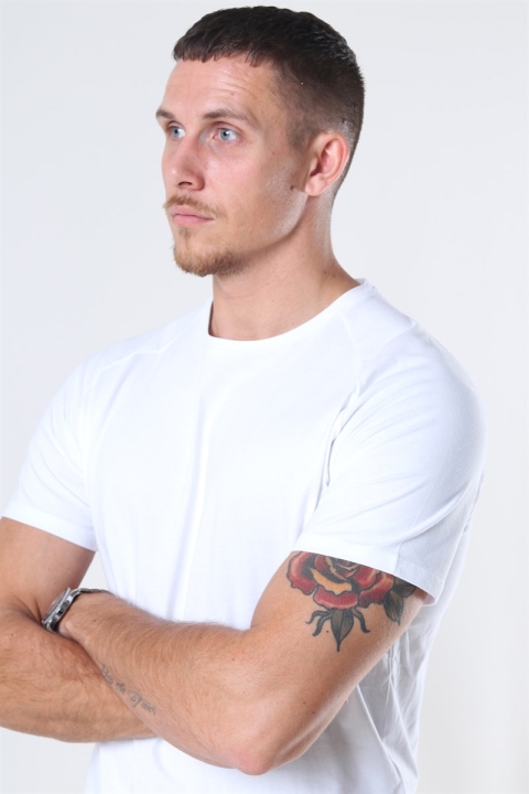 Jack & Jones Curved Tee White