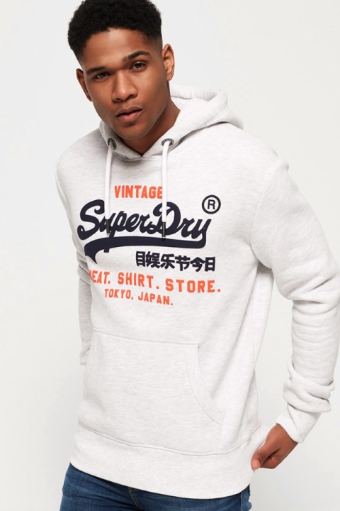 Superdry Sweatshirt Shop Duo Hoodie Ice Marl