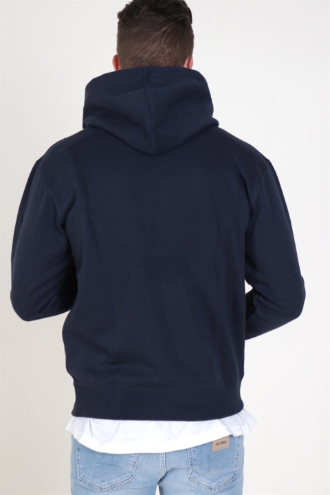 Jack & Jones Soft Sweatshirts Hood Navy Blazer