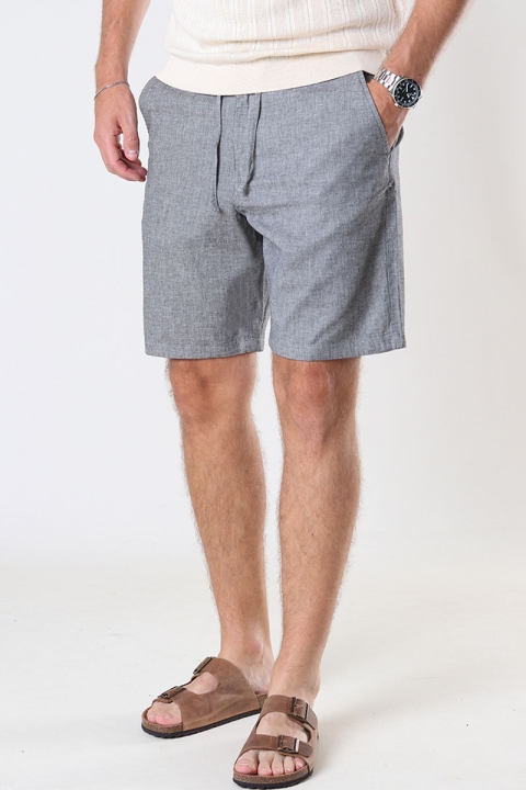 Selected SLHCOMFORT-NEWTON LINEN SHORTS W Black