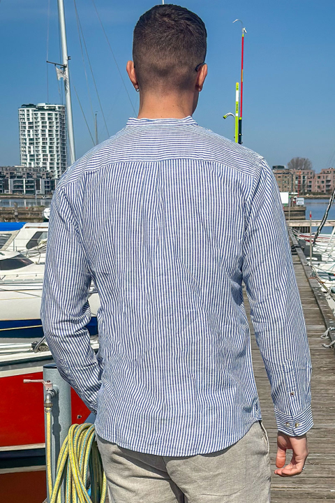 Jack & Jones Summer Band Hemd LS Infinity Stripe