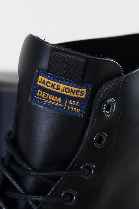 Jack & Jones HASTINGS LEATHER BOOT Anthracite