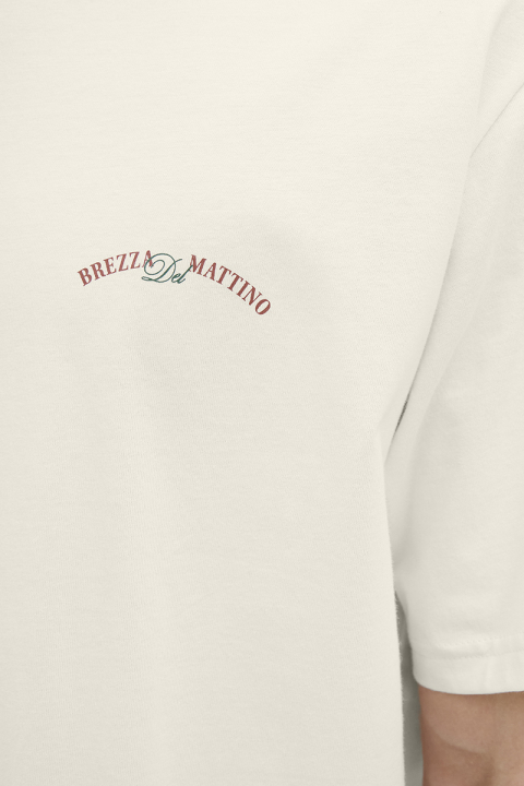 Jack & Jones Hydra Cutout Tee Antique White