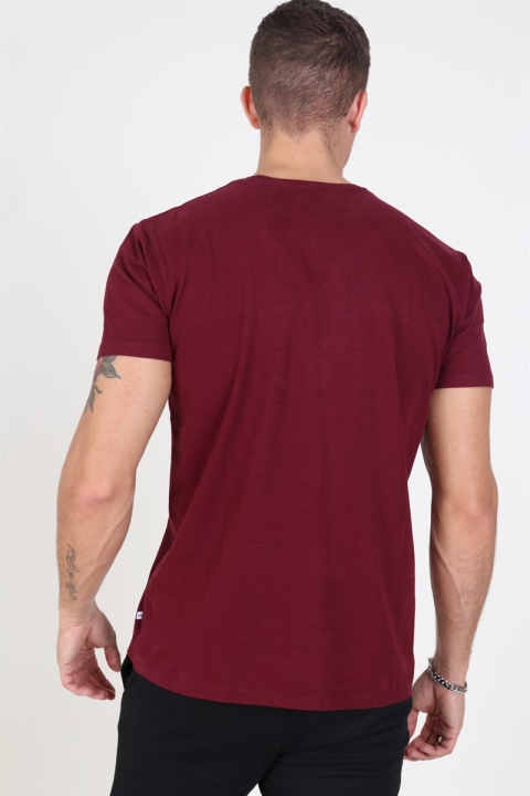 Kronstadt Basic T-Hemd Bordeaux