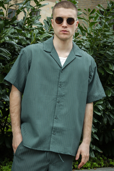 Jack & Jones Massimo Resort Hemd SS Agave Green