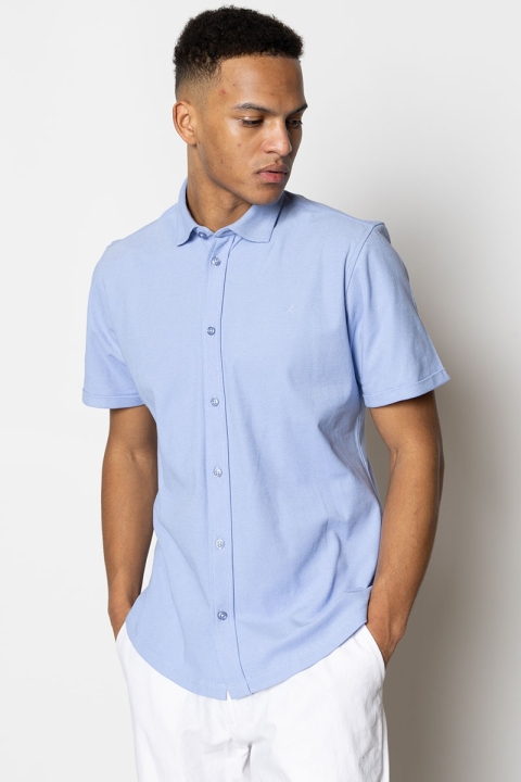 Clean Cut Copenhagen Valencia Stretch Hemd S/S Light Blue