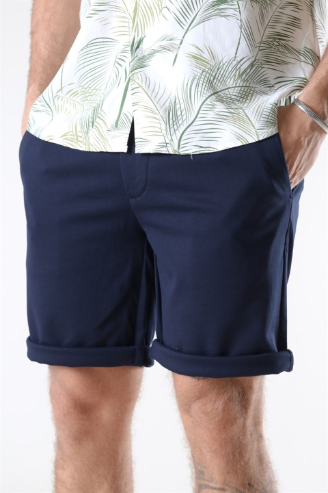 Denim Project Ponte Shorts Navy