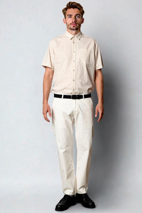 Clean Cut Copenhagen Copenhagen twill Pants Ecru