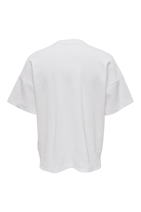 ONLY & SONS Berkeley Relax SS Sweat Bright White