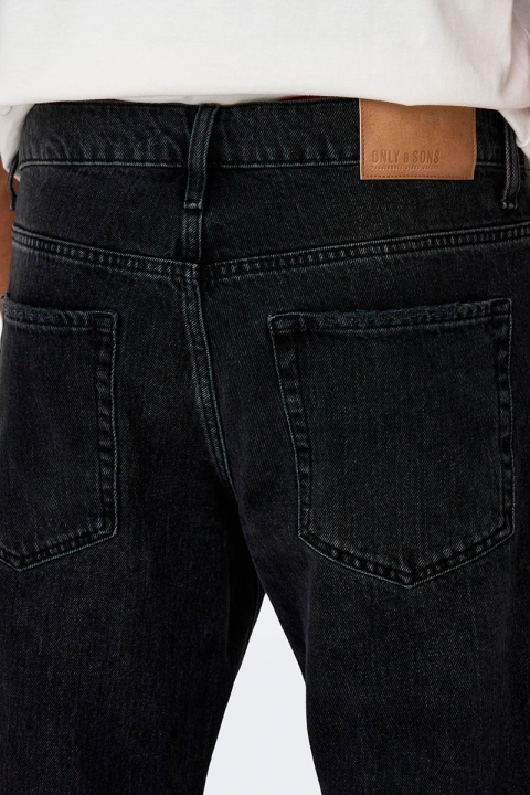 Only & Sons Edge Straight Fit 6985 Black Denim