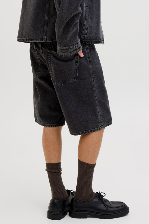 Jack & Jones Alex Baggy Fit Shorts 499 Black Denim
