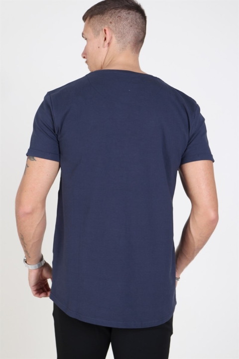 Clean Cut Axel Logo T-Hemd Navy