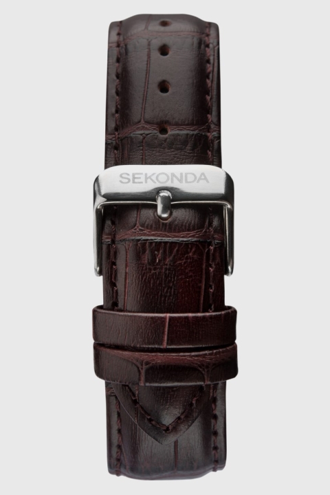 Sekonda 1662 Classic Dark Brown Leather Uhr