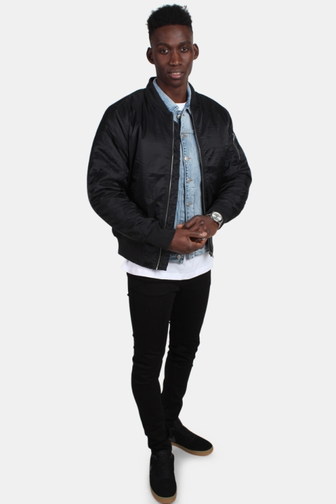 Urban Classics Bomber Jacke Black