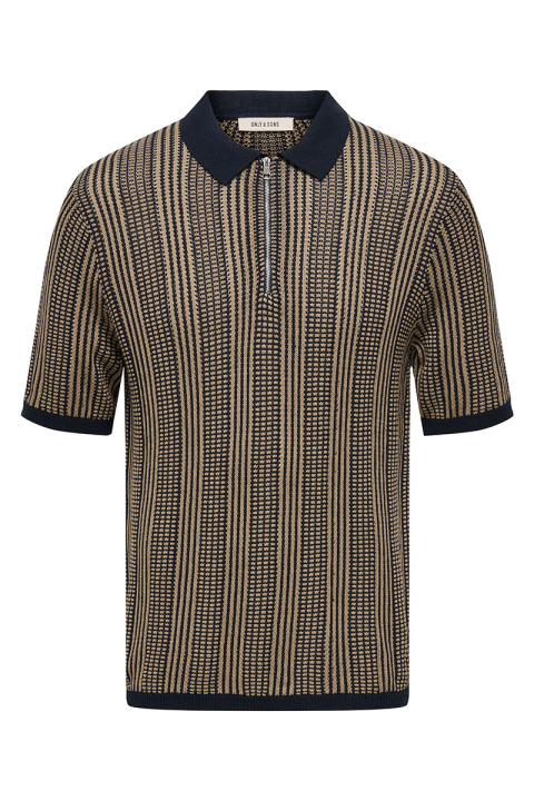 ONLY & SONS Ketil Regular Fit SS Polo  Dark Sapphire