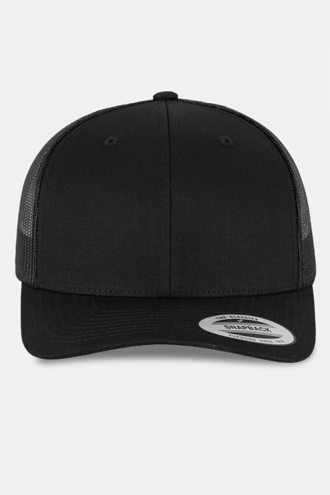 Flexfit Retro Trucker Cap Black