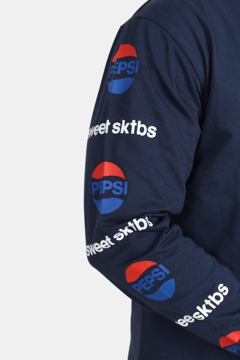 Sweet SKTBS Sweet Pepsi Cuff T-Hemd Navy