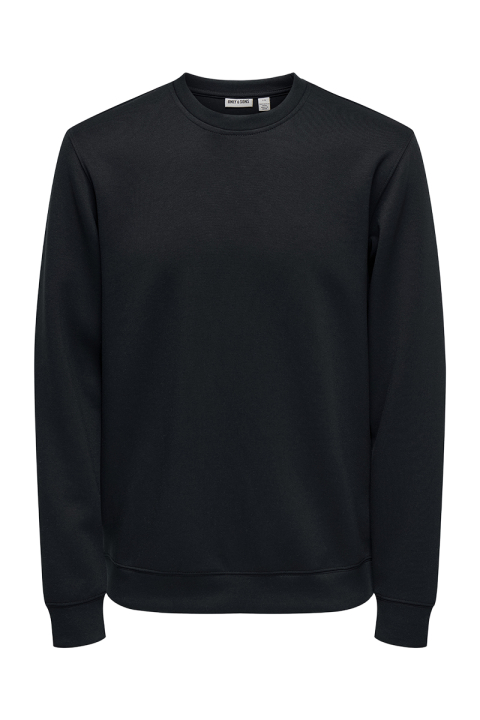 ONLY & SONS Luca Regular Fit Crew Neck Black