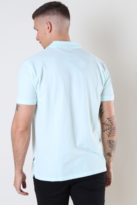 Kronstadt Albert Organic/Recycled polo Aqua