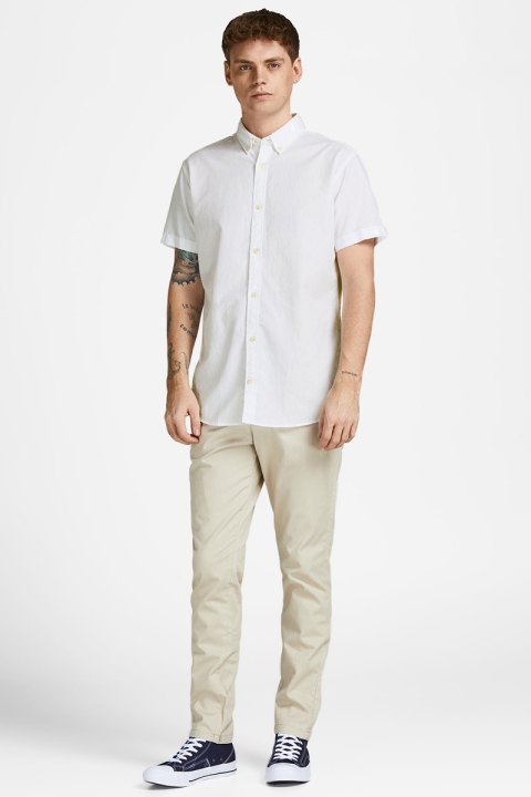 Jack & Jones JJESUMMER Hemd S/S S22 SN White