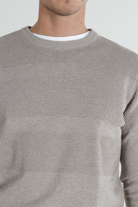 Kronstadt Hannes Cotton knit Sand mix
