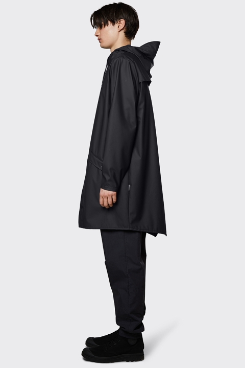 Rains Long Jacket 01 Black