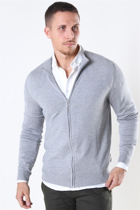 Jeff Chris Zip Stricken Light Grey Mix