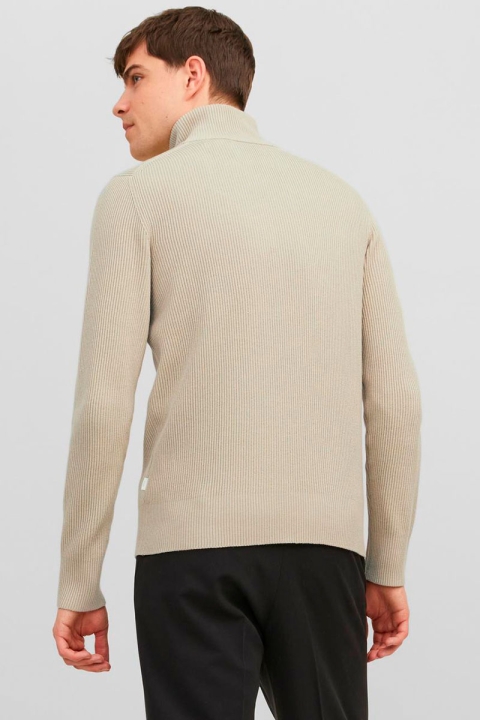 Jack & Jones PERFECT KNIT HALF ZIP Island Fossil