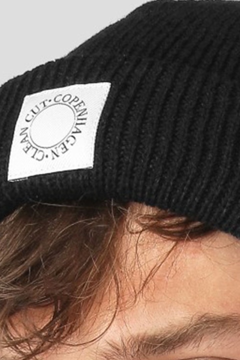 Clean Cut Copenhagen Hugo Beanie Black