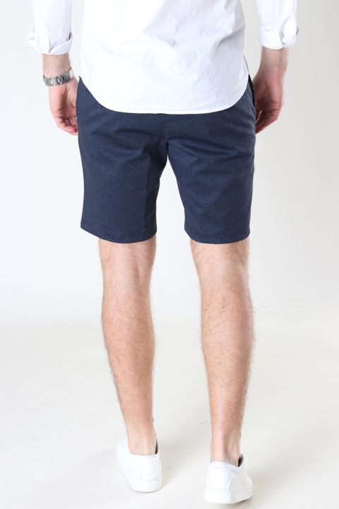 Jack & Jones PHIL CHINO SHORTS NOR STS Navy Blazer HERRINGBONE