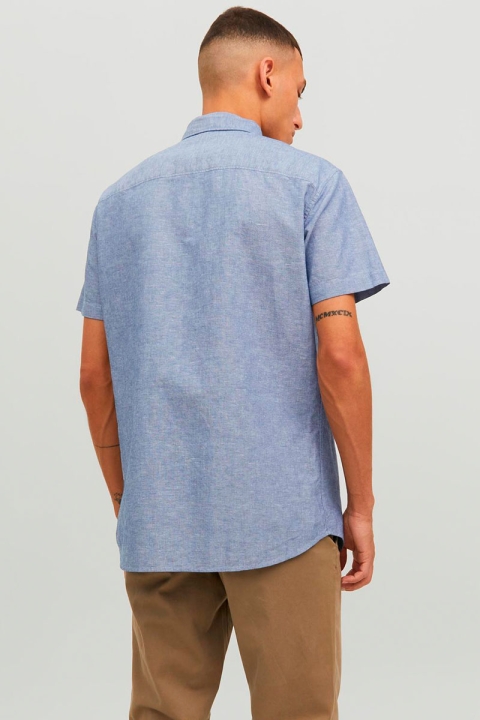 Jack & Jones Summer Linen Hemd SS Faded Denim