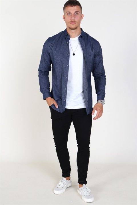 Jack & Jones jprlogo twist Hemd L/S sts Navy Blazer