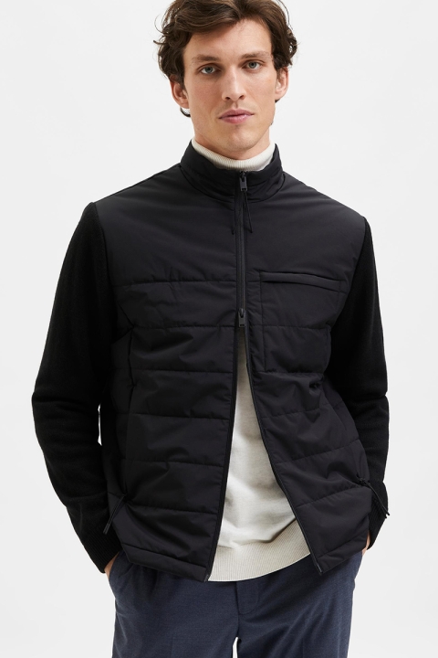 Selected RYLEE QUILTED Jacke Black