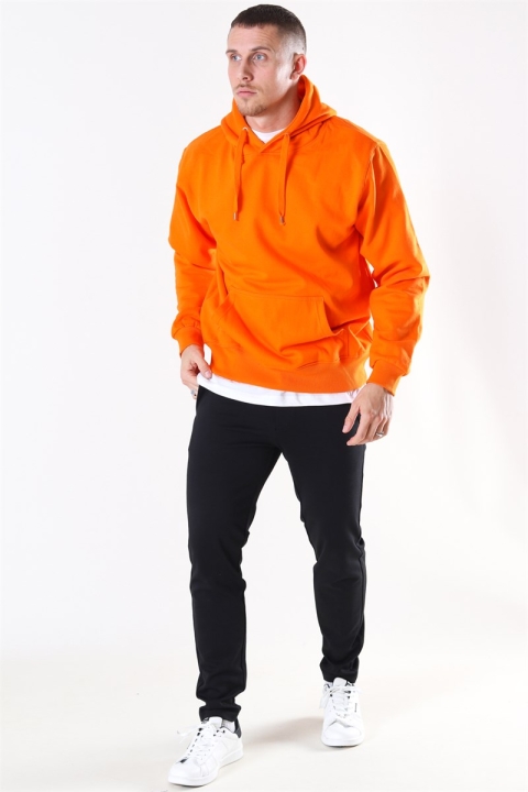 Basic Brand Hooded Sweatshirts Orange