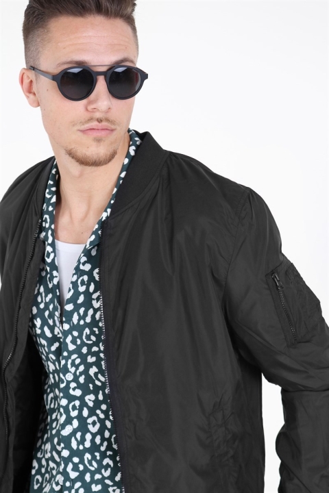 Urban Classics Light Bomber Jacke Black