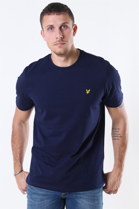 Lyle & Scott Crew Neck T-Hemd Navy